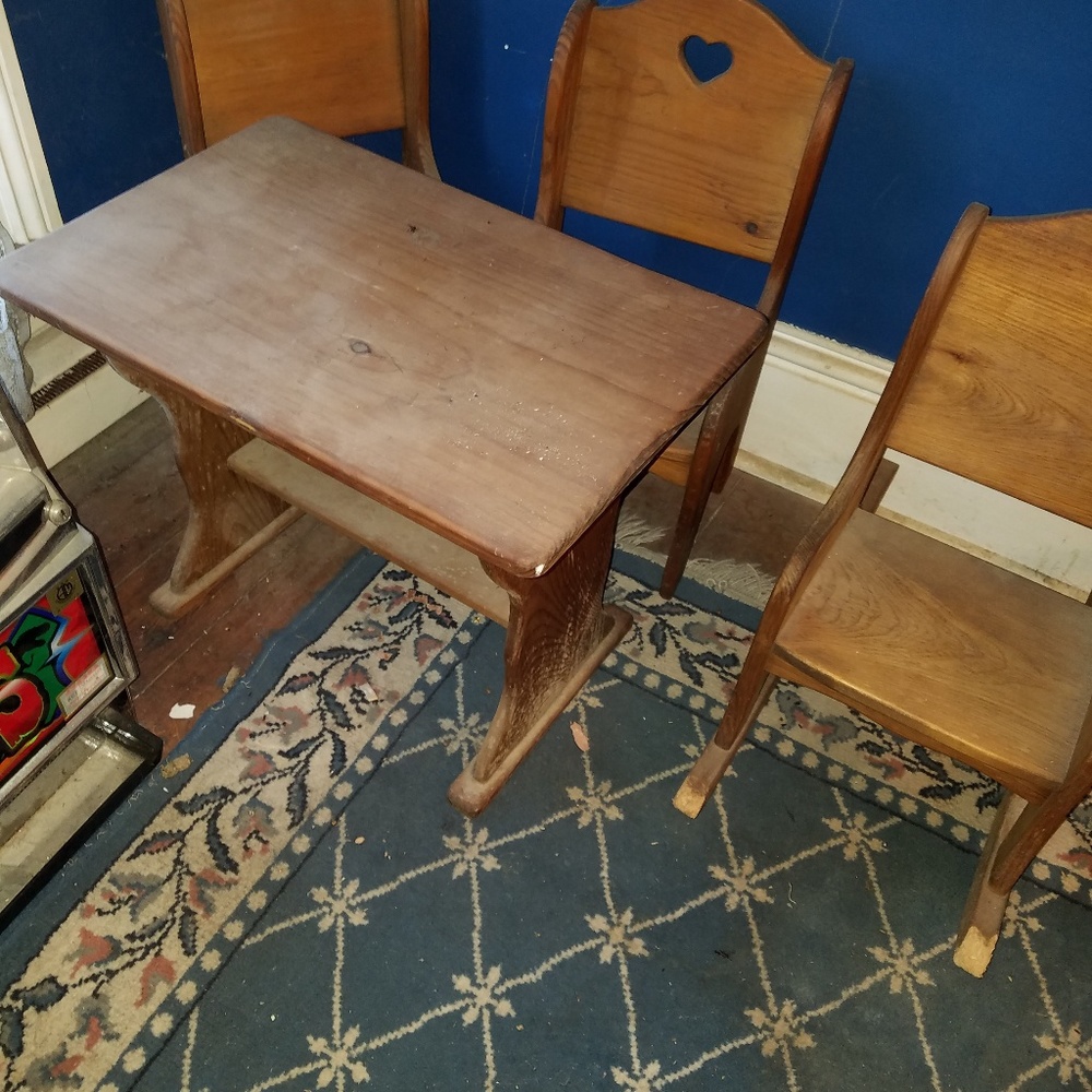Table and chairs
